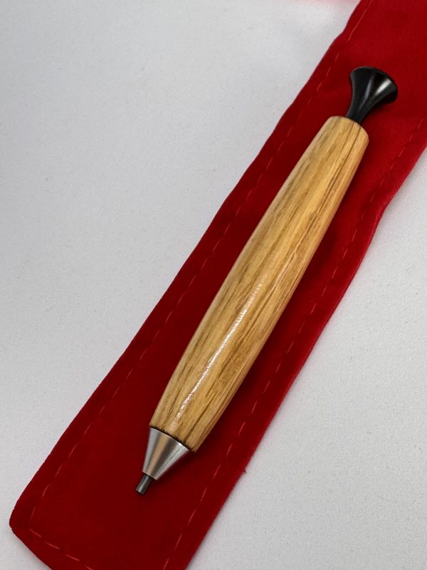 Golfers Pencil handmade from Jack Daniels cask wood - Image 3