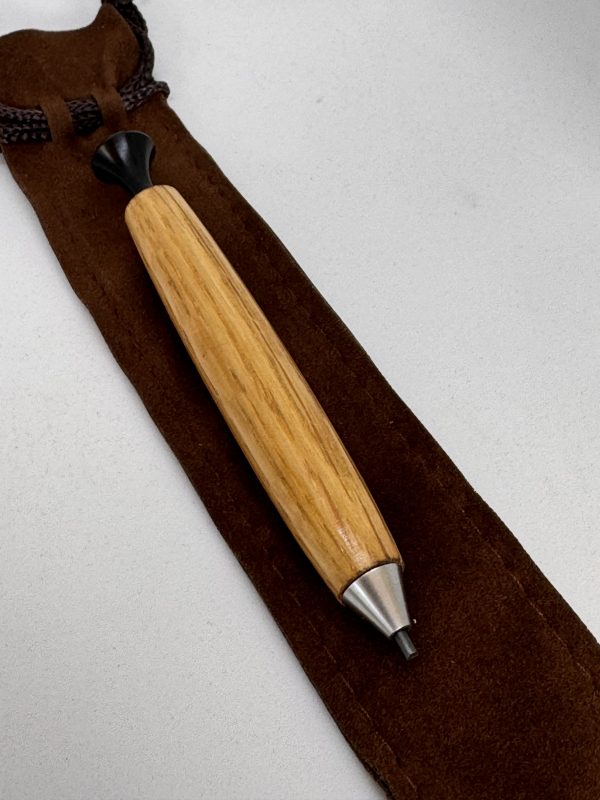 Golfers Pencil handmade from Jack Daniels cask wood - Image 2