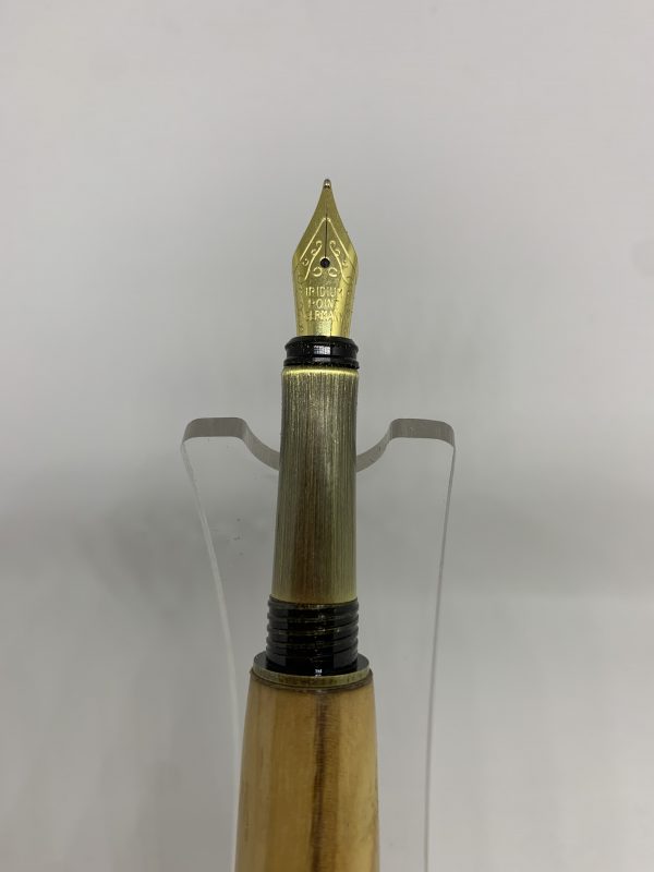 Bethlehem Olivewood fountain pen with HoneyBee fittings - Image 6