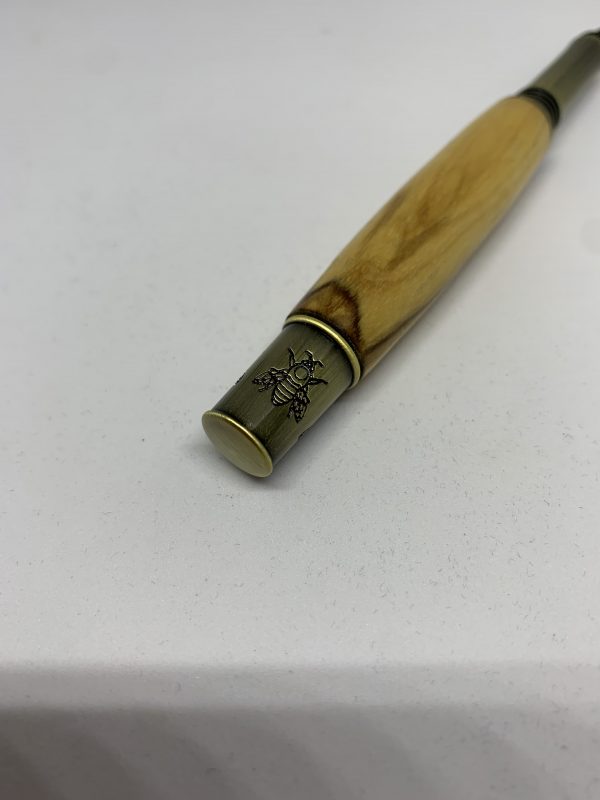 Bethlehem Olivewood fountain pen with HoneyBee fittings - Image 5