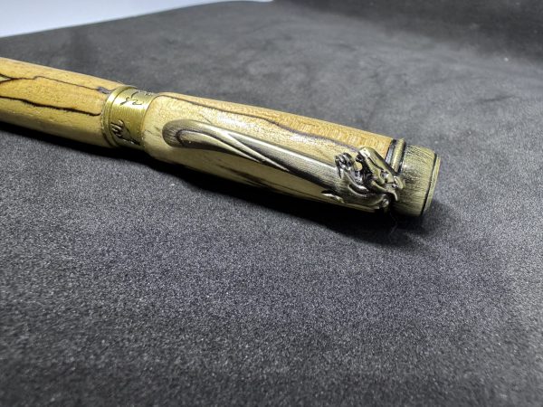 Handcrafted ballpoint pen in Horse/Pony finish with spalted maple wood - Image 6