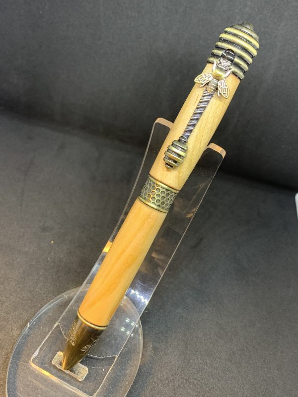HoneyBee Ballpoint Pen in Italian Olive wood