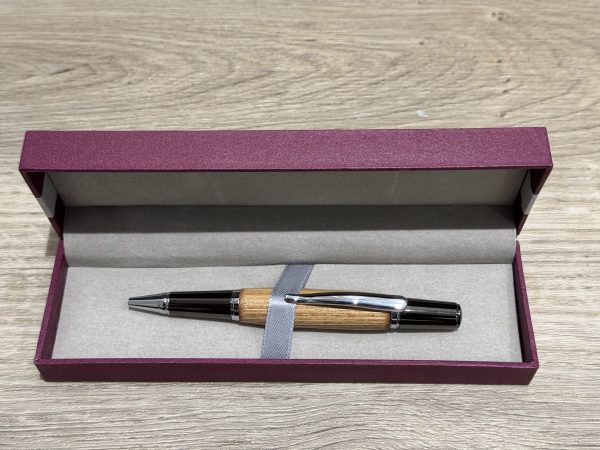 Rare Tiger Moth WW2 plane handcrafted ballpoint pen finished in chrome and gunmetal - Image 4