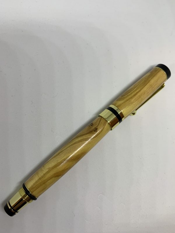 Handcrafted Olive wood fountain pen - Image 3