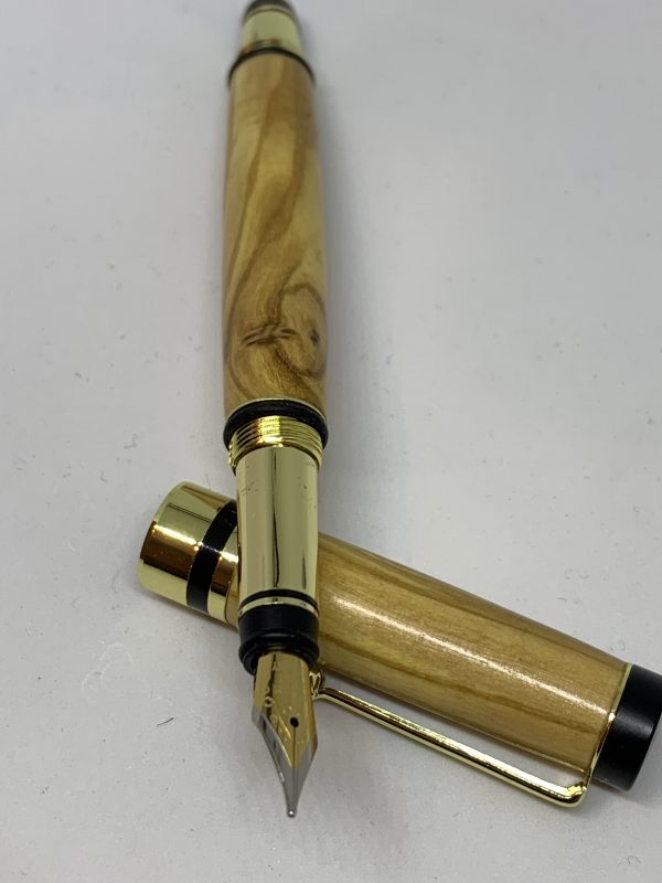 Handcrafted Olive wood fountain pen - Image 4