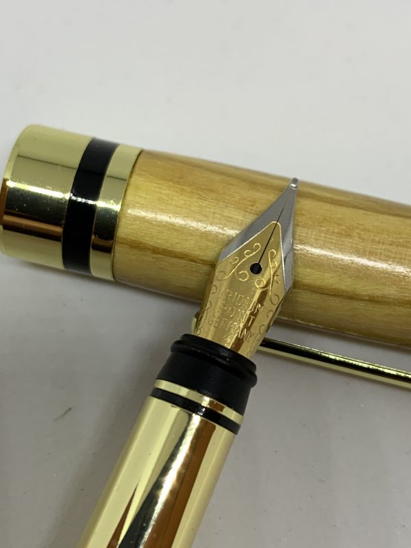 Handcrafted Olive wood fountain pen - Image 5
