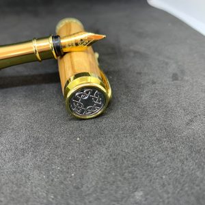 Handcrafted Olive wood Celtic Knot fountain pen