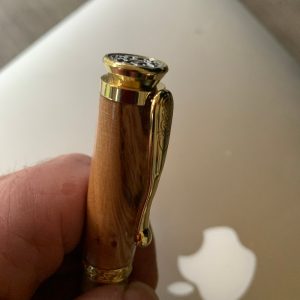 Handcrafted Scots Elm wood Celtic Knot fountain pen