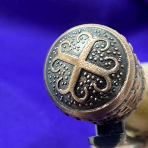 Faith, Hope & Love Christian ballpoint pen made from Bethlehem Olive wood