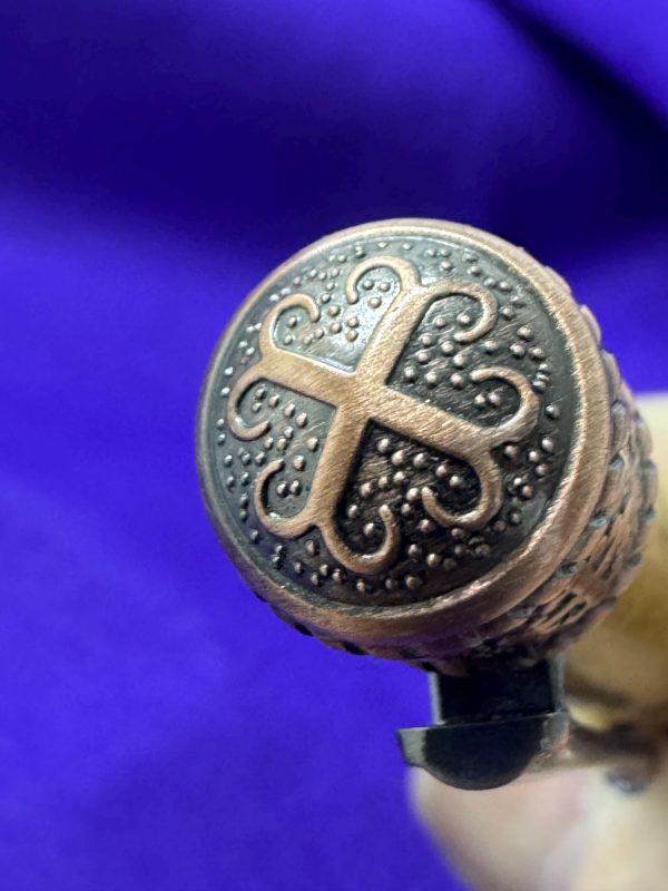 Faith, Hope & Love Christian ballpoint pen made from Bethlehem Olive wood
